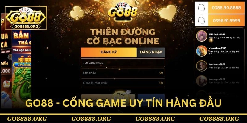 Go88 - Cổng game uy tín hàng đầu hiện nay