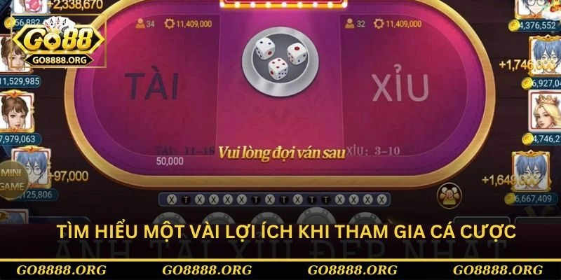 Tìm hiểu một vài lợi ích khi tham gia cá cược tại đây