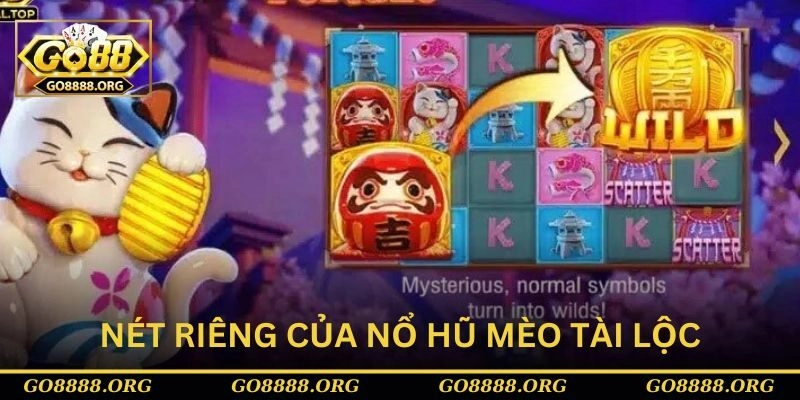 Nét riêng của nổ hũ Mèo Tài Lộc tại Go88